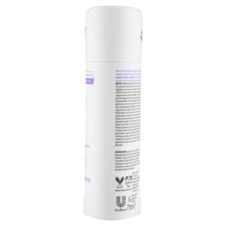 Dove whole body deo Sensitive lavender & camomile scent 75 ml
